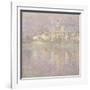 Vétheuil, soleil couchant-Claude Monet-Framed Giclee Print