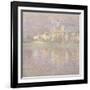 Vétheuil, soleil couchant-Claude Monet-Framed Giclee Print