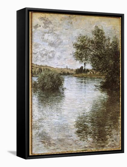 Vétheuil-Claude Monet-Framed Stretched Canvas