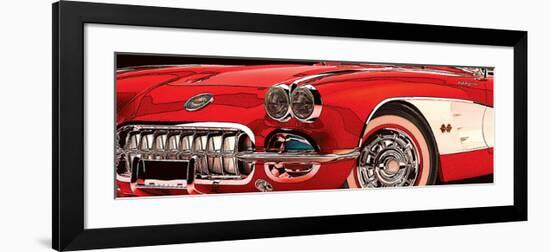 Vette-Rosa Mesa-Framed Art Print