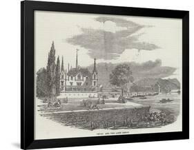 Vevay and the Lake Leman-null-Framed Giclee Print