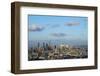 Vew of London Skyline and River Thames from Top of Centre Point Tower across to the Shard-Alex Treadway-Framed Photographic Print