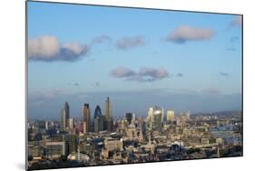 Vew of London Skyline and River Thames from Top of Centre Point Tower across to the Shard-Alex Treadway-Mounted Photographic Print