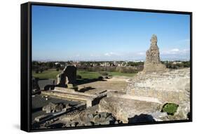 Vew of Rome from the Quintili's Villa Built in the 2nd Century Bc, Rome, Lazio, Italy, Europe-Oliviero Olivieri-Framed Stretched Canvas