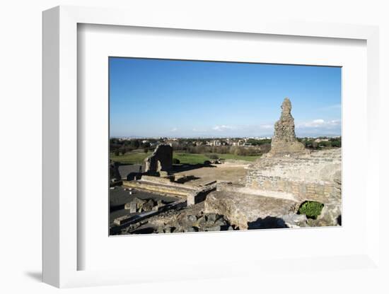 Vew of Rome from the Quintili's Villa Built in the 2nd Century Bc, Rome, Lazio, Italy, Europe-Oliviero Olivieri-Framed Photographic Print