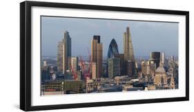 Vew of the City of London from the Top of Centre Point Tower, London, England-Alex Treadway-Framed Photographic Print