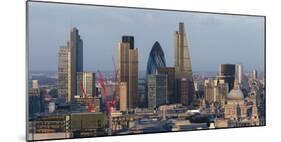 Vew of the City of London from the Top of Centre Point Tower, London, England-Alex Treadway-Mounted Photographic Print