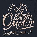 Custom Motor Typographic for T-Shirt,Tee Design,Poster,Vector Illustration-vextor studio-Art Print