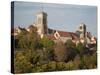 Vezelay Abbey, UNESCO World Heritage Site, from Southwest, Vezelay, Burgundy, France, Europe-Nick Servian-Stretched Canvas