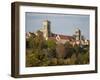 Vezelay Abbey, UNESCO World Heritage Site, from Southwest, Vezelay, Burgundy, France, Europe-Nick Servian-Framed Photographic Print