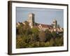 Vezelay Abbey, UNESCO World Heritage Site, from Southwest, Vezelay, Burgundy, France, Europe-Nick Servian-Framed Photographic Print