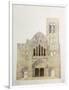 Vezelay, église, façade avant restauration-Eugène Viollet-le-Duc-Framed Giclee Print