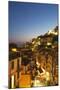 Via Colombo at Dusk in Riomaggiore-Mark Sunderland-Mounted Photographic Print