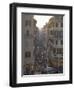 Via Condotti from the Spanish Steps, Rome, Lazio, Italy, Europe-Michael Newton-Framed Photographic Print