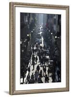 Via Condotti Shopping Street, Rome, Lazio, Italy-Stuart Black-Framed Photographic Print