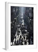 Via Condotti Shopping Street, Rome, Lazio, Italy-Stuart Black-Framed Photographic Print