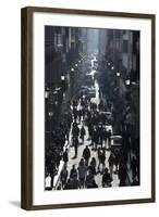 Via Condotti Shopping Street, Rome, Lazio, Italy-Stuart Black-Framed Photographic Print
