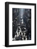 Via Condotti Shopping Street, Rome, Lazio, Italy-Stuart Black-Framed Photographic Print