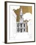 Via d'Oro-School of Padua-Framed Art Print