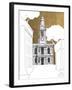 Via d'Oro-School of Padua-Framed Art Print