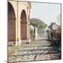 Via Decumanus, Ostia Antica, Port of Rome, Italy, c2nd-3rd century, (c20th century)-CM Dixon-Mounted Photographic Print