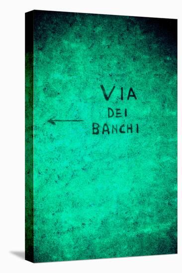 Via Dei Banchi by Andre Burian-André Burian-Stretched Canvas