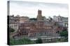 Via Dei Fori Imperiali and Trajan's Forum Ruins Seen from Vittoriano Monument-Carlo-Stretched Canvas