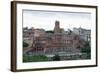 Via Dei Fori Imperiali and Trajan's Forum Ruins Seen from Vittoriano Monument-Carlo-Framed Photographic Print