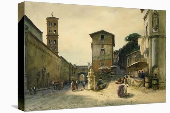 Via Dei Penitenzieri in Rome-Ettore Roesler Franz-Stretched Canvas