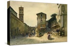 Via Dei Penitenzieri in Rome-Ettore Roesler Franz-Stretched Canvas