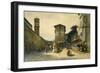 Via Dei Penitenzieri in Rome-Ettore Roesler Franz-Framed Giclee Print