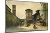 Via Dei Penitenzieri in Rome-Ettore Roesler Franz-Mounted Giclee Print