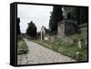Via Dei Sepolchri, Pompeii, Unesco World Heritage Site, Campania, Italy-Christina Gascoigne-Framed Stretched Canvas