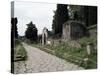 Via Dei Sepolchri, Pompeii, Unesco World Heritage Site, Campania, Italy-Christina Gascoigne-Stretched Canvas