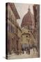 Via Dei Servi Leading from the Piazza Del Duomo-null-Stretched Canvas