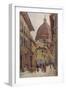 Via Dei Servi Leading from the Piazza Del Duomo-null-Framed Art Print