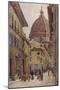 Via Dei Servi Leading from the Piazza Del Duomo-null-Mounted Art Print