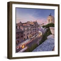 Via Del Teatro Marcello, Santa Maria in Aracoeli, Monumento Vittorio Emanuele Ii, Rome, Lazio-Rainer Mirau-Framed Photographic Print