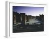 Via Dell'Abbondanza at Dusk-null-Framed Giclee Print