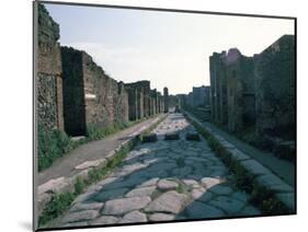 Via Di Nola, Pompeii, Campania, Italy-Christina Gascoigne-Mounted Photographic Print