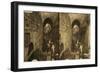 Via Dolorosa, Jerusalem. Pilgrims at Station of the Cross, 1913-null-Framed Giclee Print