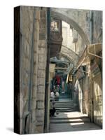 Via Dolorosa, Old City, Unesco World Heritage Site, Jerusalem, Israel, Middle East-Jack Jackson-Stretched Canvas