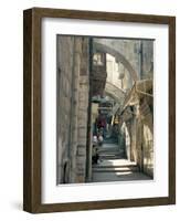 Via Dolorosa, Old City, Unesco World Heritage Site, Jerusalem, Israel, Middle East-Jack Jackson-Framed Photographic Print