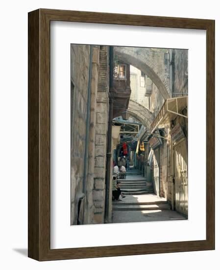 Via Dolorosa, Old City, Unesco World Heritage Site, Jerusalem, Israel, Middle East-Jack Jackson-Framed Photographic Print