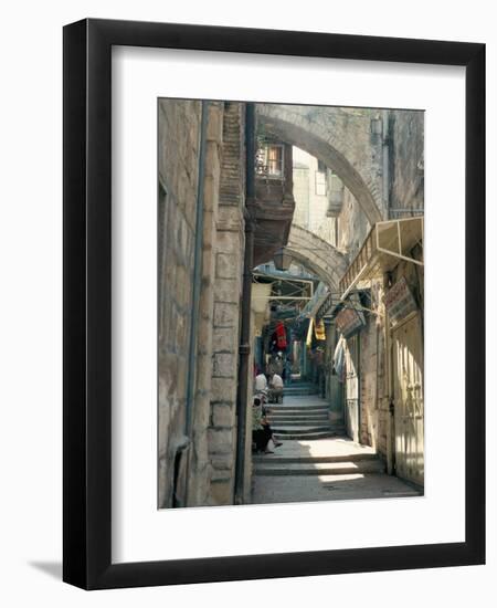 Via Dolorosa, Old City, Unesco World Heritage Site, Jerusalem, Israel, Middle East-Jack Jackson-Framed Photographic Print