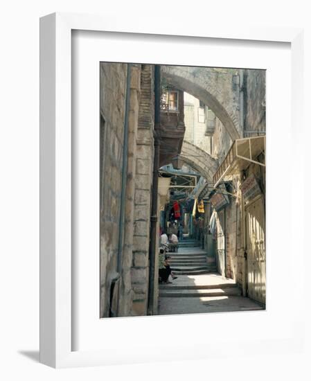 Via Dolorosa, Old City, Unesco World Heritage Site, Jerusalem, Israel, Middle East-Jack Jackson-Framed Photographic Print