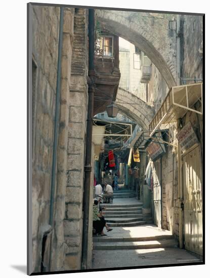 Via Dolorosa, Old City, Unesco World Heritage Site, Jerusalem, Israel, Middle East-Jack Jackson-Mounted Photographic Print