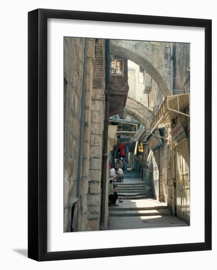 Via Dolorosa, Old City, Unesco World Heritage Site, Jerusalem, Israel, Middle East-Jack Jackson-Framed Photographic Print