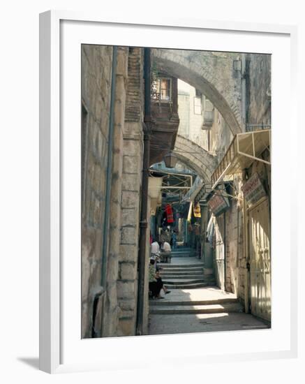 Via Dolorosa, Old City, Unesco World Heritage Site, Jerusalem, Israel, Middle East-Jack Jackson-Framed Photographic Print