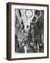 Via Frattina Decorated with Flags of the Competing Nations for the Olympics-null-Framed Photographic Print